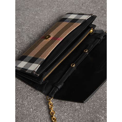 ladies burberry wallets|Burberry chain wallet.